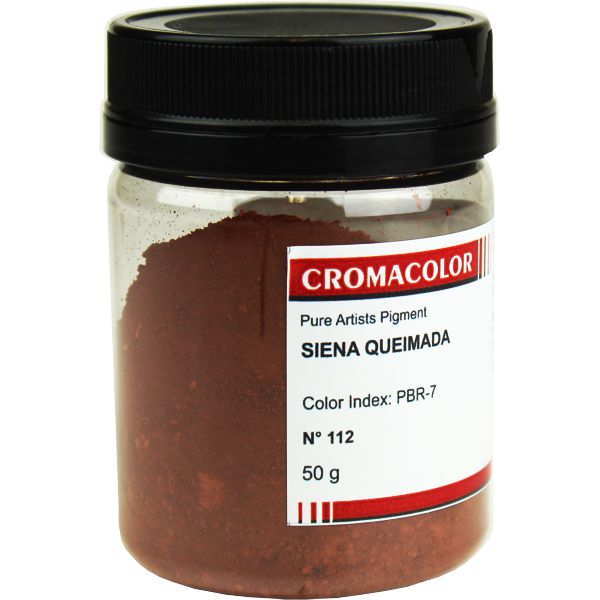 Pigmento Artístico Puro 112 Siena Queimada Cromacolor 50g